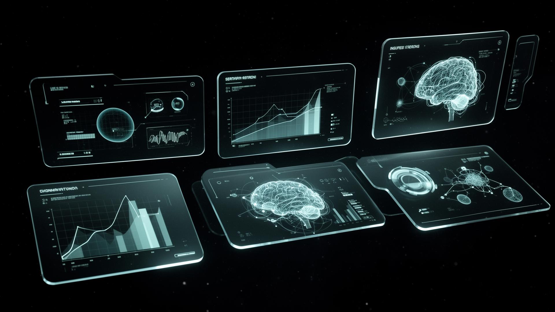 Futuristic dashboard concept
